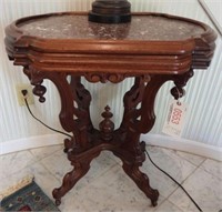 Victorian Walnut Highly carved chocolate