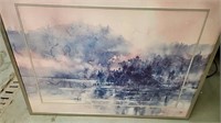 Watercolor Painting Framed