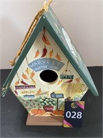 Decorative Hand Painted Wood Bird House