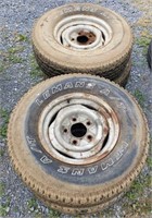 4- Ford F-150 Steel Rims & Tires