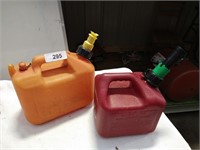 (2) Plastic Gas Jugs