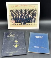 1976 NAVY YEAR BOOK, HK BOOK, MANUAL & PICTURES