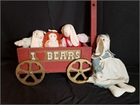 Wagon Full of Stuffed Animals