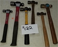 6 Ballpeen Hammers
