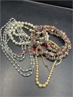 Four necklace Lot  (living room)