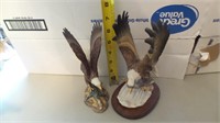 (2) Porcelain Eagle Figures, Paul Sebastian