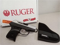 New Ruger LCP 380 pistol w/ 1 mag, pouch & box -