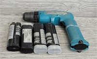 Makita Drill W/ (5) Batteries