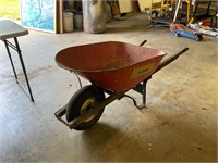 Metal Wheel Barrel