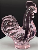 Fenton Pink Mini Rooster