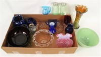 Group of Assorted Glass, Fenton, Carnival, Etc.