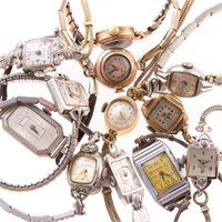 A Collection of Lady's Vintage Wrist Watches