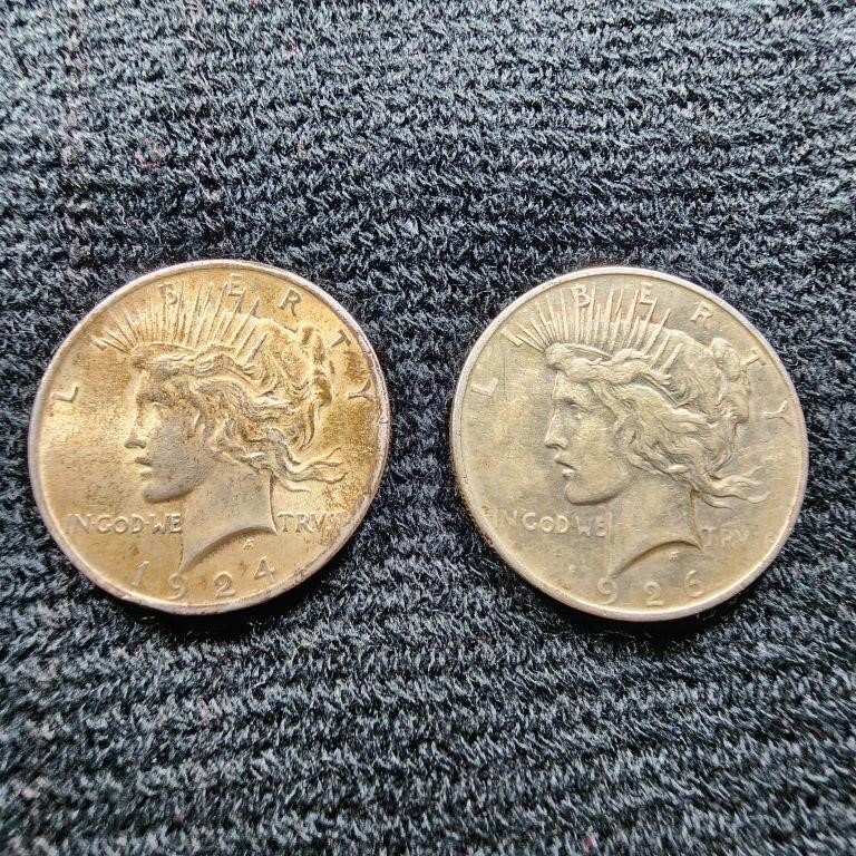 1924 Silver Peace Dollar