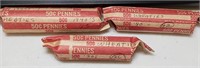OF)  Rolls of wheat cents