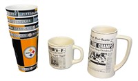 6- Pittsburgh Steelers Cups