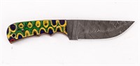 Knife Damascus Blade Hand Made Custom Knife