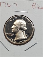 Bicentennial 1976-S Clad Proof Washington Quarter