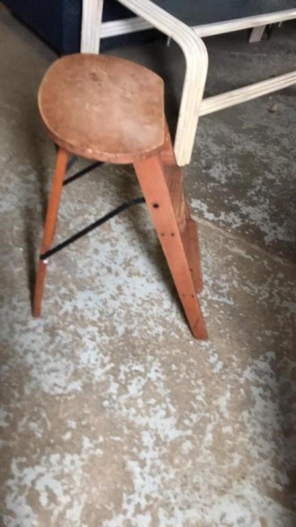 Wood stepstool