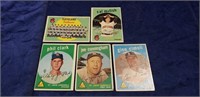 (5) 1959 Topps Baseball Cards