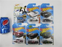 6 die cast Hot Wheels neuf