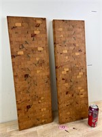 Two wood cutting boards