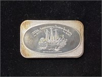 1 TROY OZ SILVER BOSTON TEA PARTY ANNIVERSARY