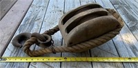 Large Block & Pulley