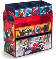 C9249  Delta Spider-Man Toy Organizer 6 Bin, Gold