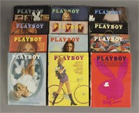 1971 -12 Issues Playboy Magazines