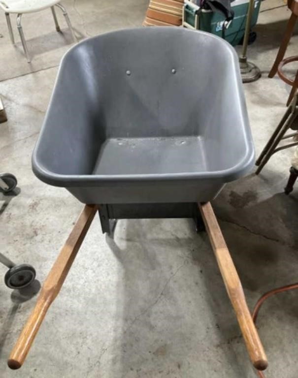 Wheelbarrow (plastic tub)