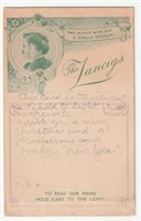 Zancigs Rare Holiday Postcard