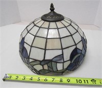 12" Tiffany Style Lampshade (needs repair)