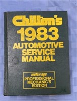 1983 Chiltons automotive service manual