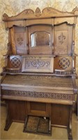 Bridgeport Organ Co. Organ, Wooden Cabinet
