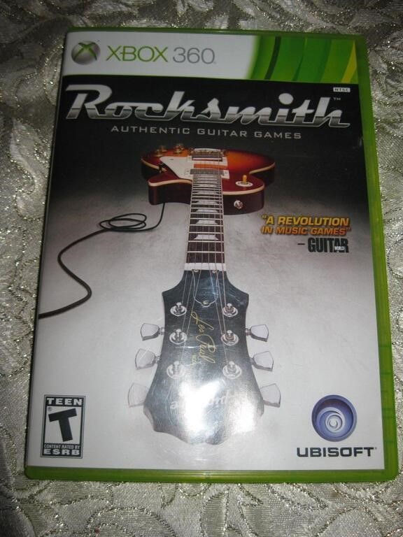 XBox 360 Rocksmith Video Guitar Game