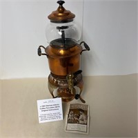 c.1903 Sternau Coffee Percolator w/orig manual