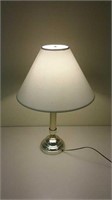 Goldtone Table Top Lamp Working