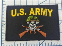 USA made iron-on military patch