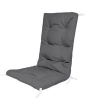(130 x 50 x 5 cm - grey) High-Backed Chair