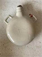 Small Stoneware Pottery Canteen