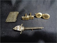 Men's Cuff Links and Tie Clips