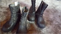 military boots (2x)