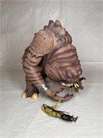 Star Wars 1998 POTF 12" Rancor Monster w/ figure