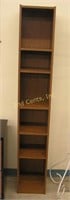 6 Ft. Tall Wood Bookshelf Adjustable Shelves