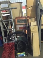Step Ladder, Rugs, Boards, Fabric, Cane, Hay Fork