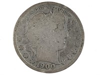 1900-O Barber Quarter