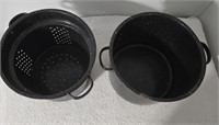 Enamel pots