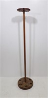 Wooden 6 Rod and Reel Stand 49" tall