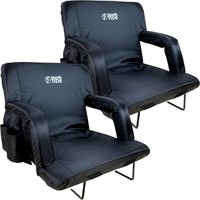 BRAWNTIDE Stadium Seat with Back Support - 2 Pack