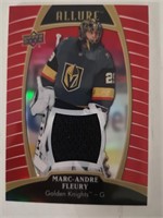 MARC-ANDRE FLEURY UD ALLURE JERSEY CARD
